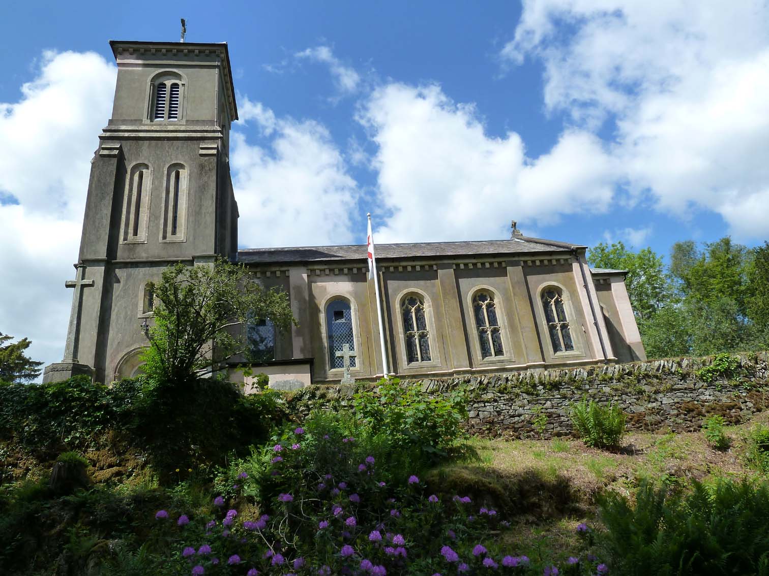 Church from below